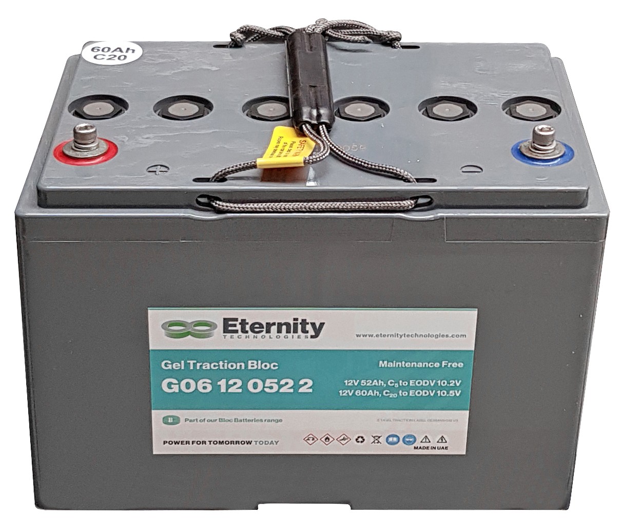 Gel battery 12 V/52 Ah (C5) Eternity